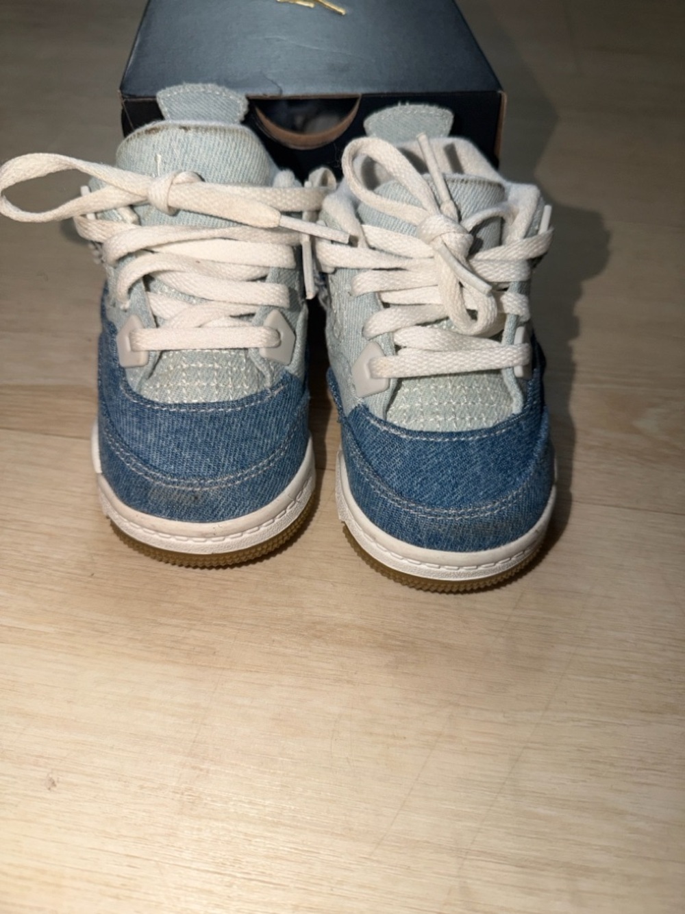 Jordan Kids Sneakers - Denim Blue and White